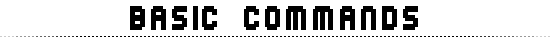 Basic Commands