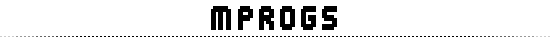 MPROGs